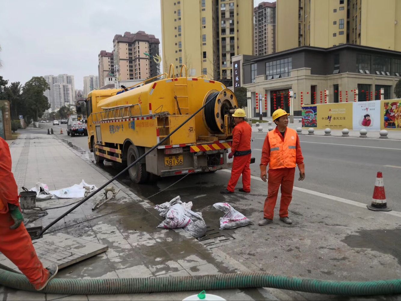 湛江排污管道清淤-管道清洗